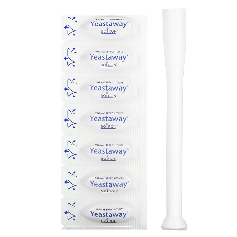 Boiron, Yeastaway, Yeast Infection Relief, 7 Vaginal Suppositories