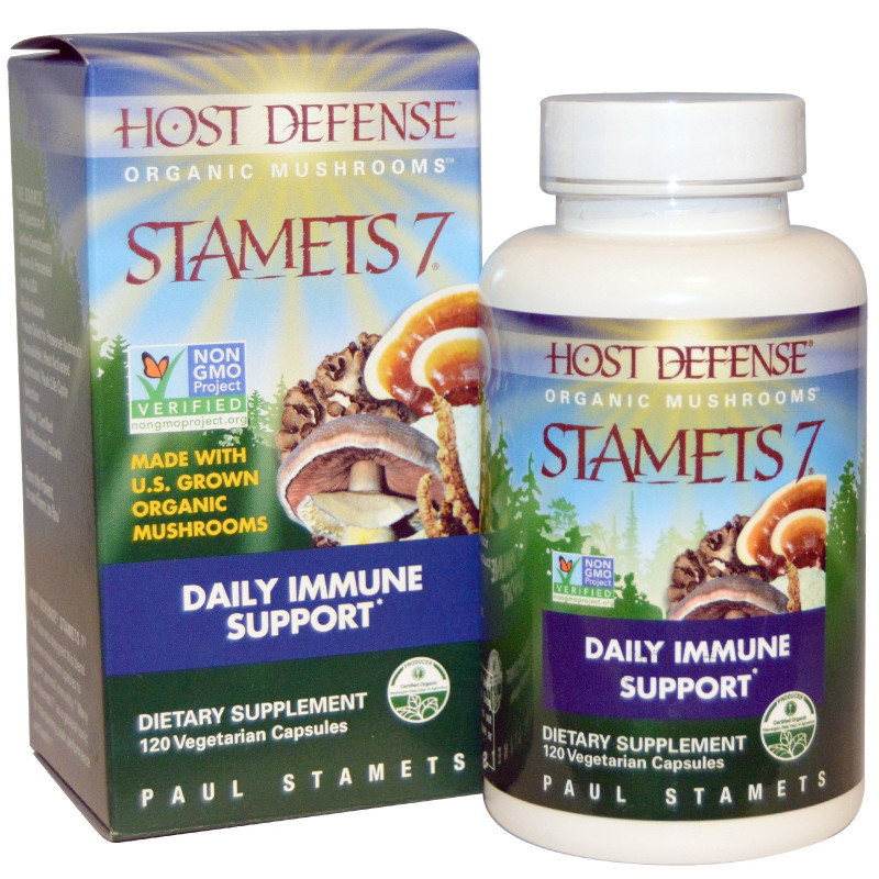 Fungi Perfecti Host Defense Stamets 7 120 растительных капсул