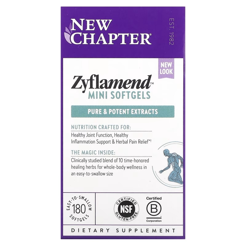 New Chapter, Zyflamend, 180 Mini Softgels