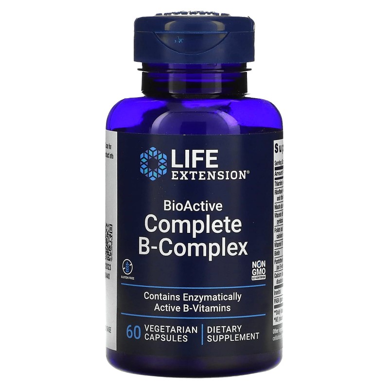 Life Extension, BioActive Complete B-Complex, 60 Veggie Caps