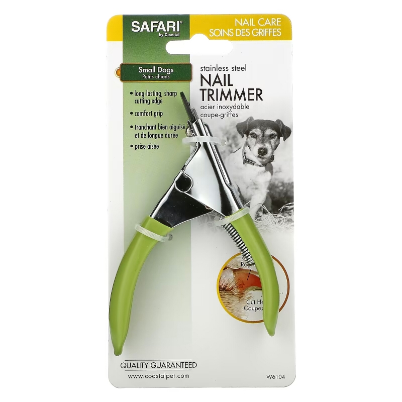 Safari, Stainless Steel Nail Trimmer, Small Dogs, 1 Tool