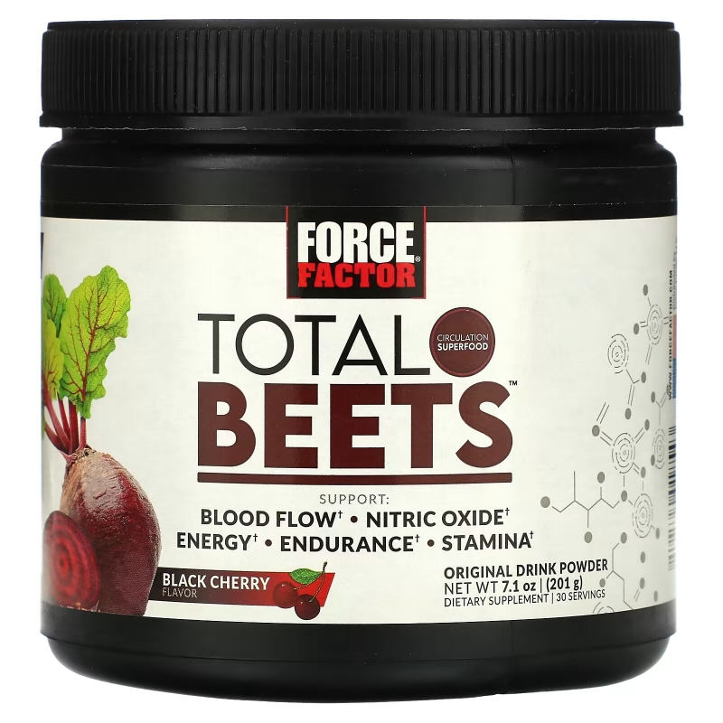 Force Factor, Total Beets, Original Drink Powder, Black Cherry, 7.1 oz (201 g)