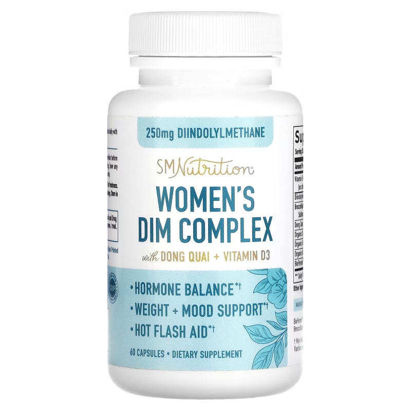 SMNutrition, Women's DIM Complex, 250 mg, 60 Capsules