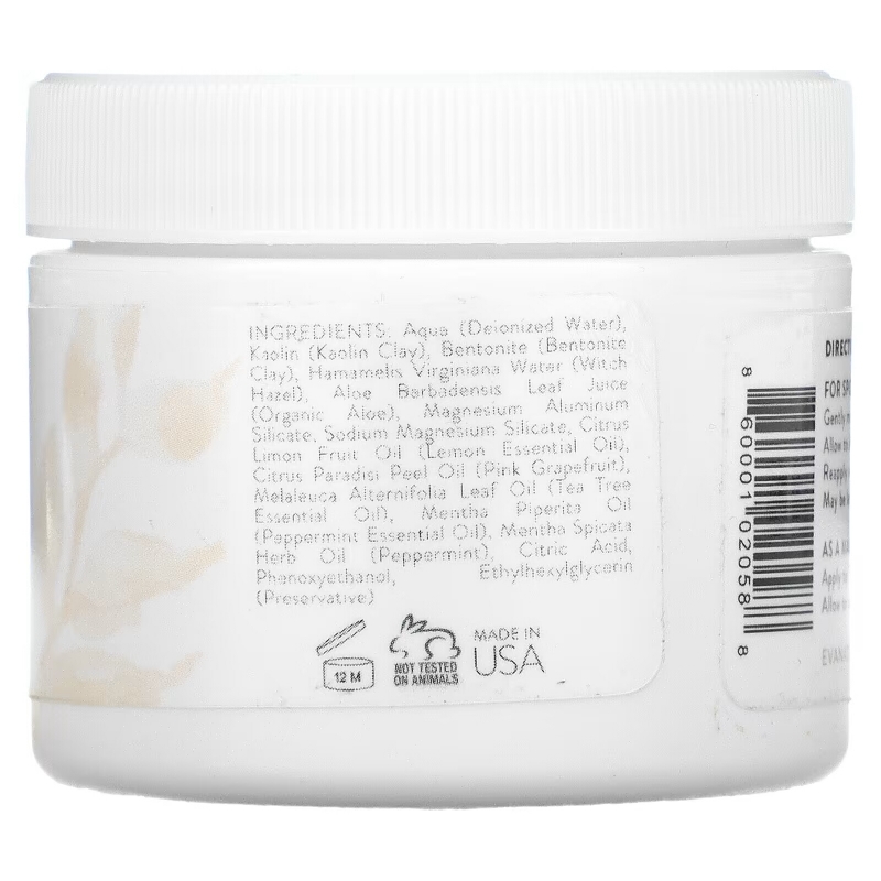 Eva Naturals, Skin Clearing, Spot Treatment & Mask, 2 oz